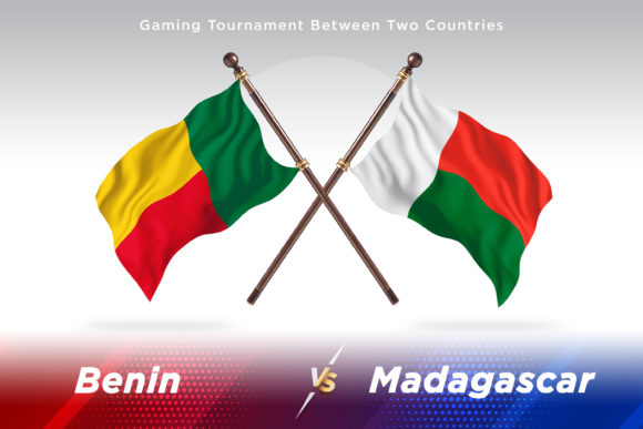 Benin Versus Madagascar Two Flags: A Creative Resource for Designers and Content Creators