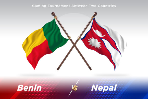 Benin Versus Nepal Two Flags Design