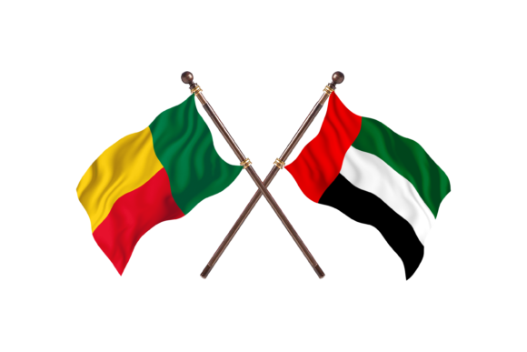 Benin Versus United Arab Emirates Flags