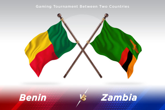Benin Versus Zambia Two Flags Design