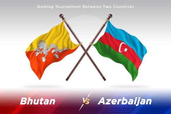 Bhutan Versus Azerbaijan: A Visual Journey Through Two Flags and Country Flag Illustrations