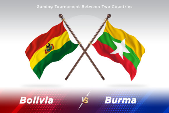 Bolivia Versus Burma Two Flags: Elevating Your Design Projects with High-Quality Vector Assets