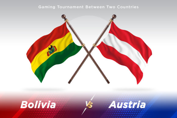 Designing with Precision: The Value of High-Quality Bolivia Versus Austria Two Flags Illustration
